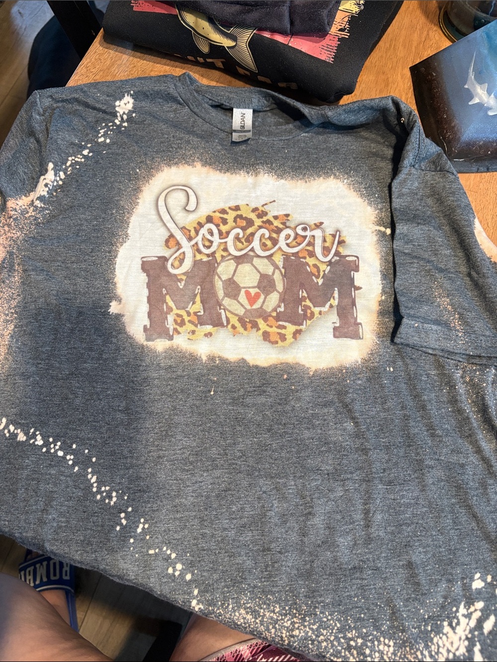 Kids' Soccer Mom Long Sleeve Tee - Grey